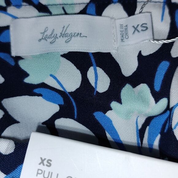 Lady Hagen Off to the Races 17" tummy control pull on wrap skort Sz XS NWT - Picture 8 of 11